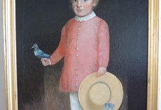 child with bird